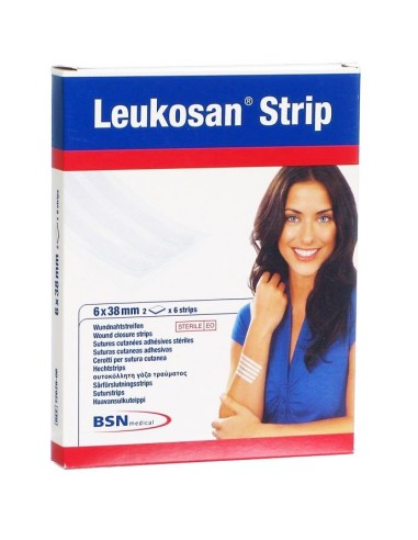 Cerotto per sutura Leukosan Strip 6x38 mm