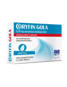 Dequalinio Cloruro 0,25 mg Coryfin Gola