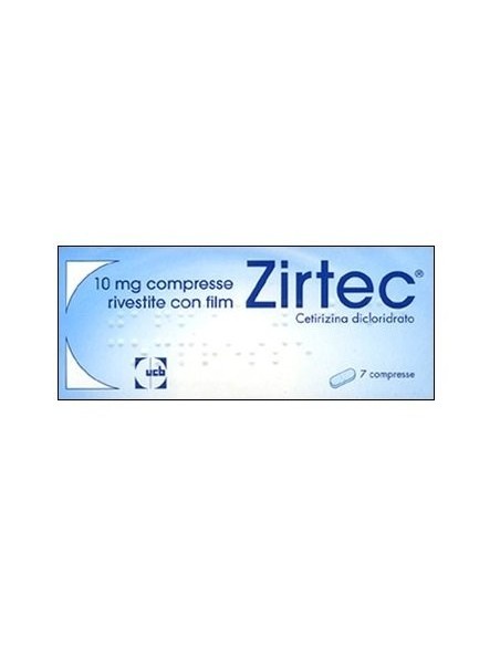 Cetirizina 10 mg Antistaminico 7 Compresse