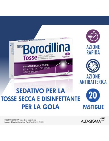 Neoborocillina Tosse: sollievo rapido