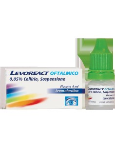 Levoreact Collirio Antistaminico per Occhi