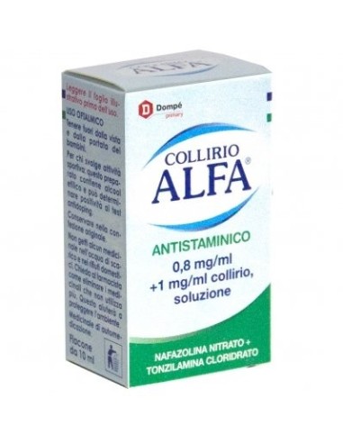 Collirio Alfa Antistaminico Tonzilamina cloridrato 10 ml