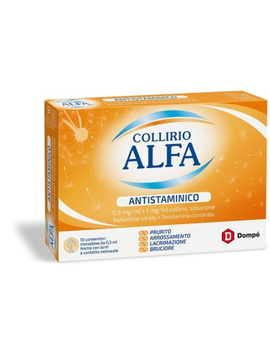 Collirio antistaminico per occhi - 10 contenitori