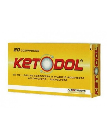 Ketodol 25 mg+200 mg Antinfiammatorio