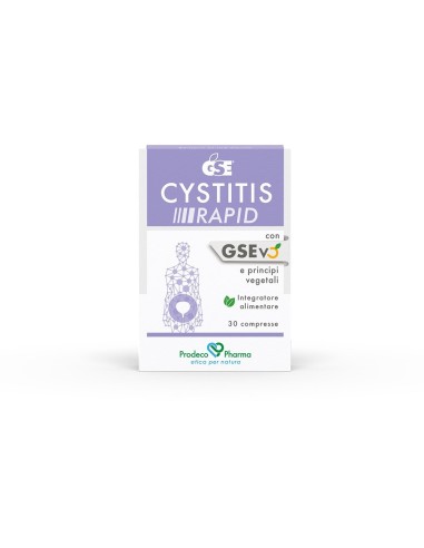 Gse Cystitis Rapid Integratore Benessere Vie Urinarie 30 Compresse