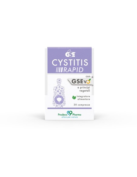 Gse Cystitis Rapid Integratore Benessere Vie Urinarie 30 Compresse