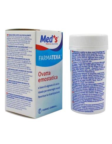 Ovatta Emostatica Alginate Calcio Tubo - Med's