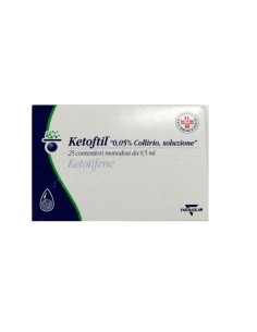 Ketotifene collirio 0,05% 25 fiale 0,5 ml