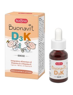 Vitamina D e K bambini integratore gocce