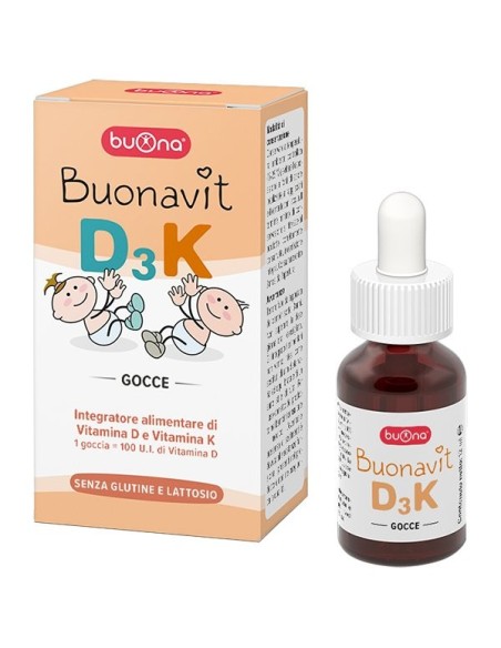 Vitamina D e K bambini integratore gocce