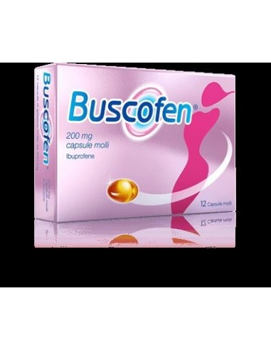 Ibuprofene 200 mg Analgesico Capsule Molli