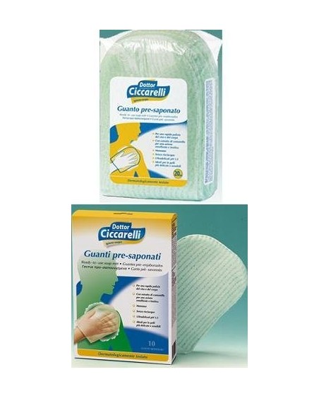 Guanto presaponato senza risciacquo Monouso 20 pezzi