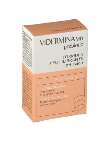 Prebiotic Ovuli Vaginali - Vidermina