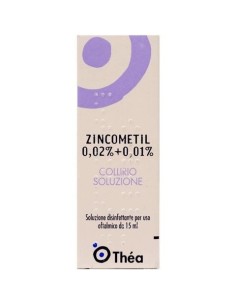 Zinco Solfato Collirio 0,02% + 0,01% 15 ml