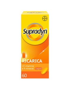 Supradyn Ricarica Integratore Multivitaminico Completo e Minerali con Coenzima Q10 60 Compresse