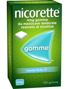 Nicorette Gomme 4 mg Mentha
