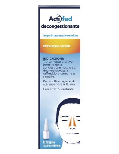 Decongestionante Rinite e Sinusite spray Actifed