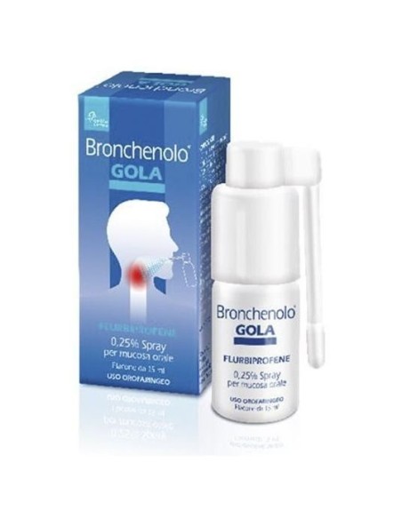 Bronchenolo Gola 0,25% Spray Gola 15 ml