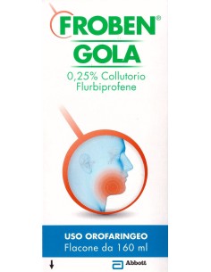 Collutorio Flurbiprofene 0,25% 160 ml