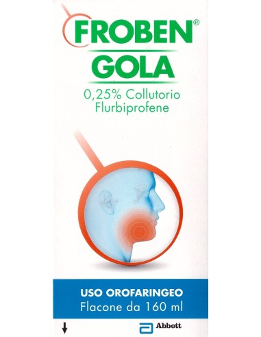 Collutorio Flurbiprofene 0,25% 160 ml