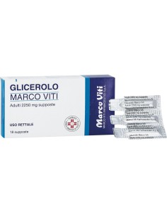 Glicerolo 2250 mg supposte per stipsi