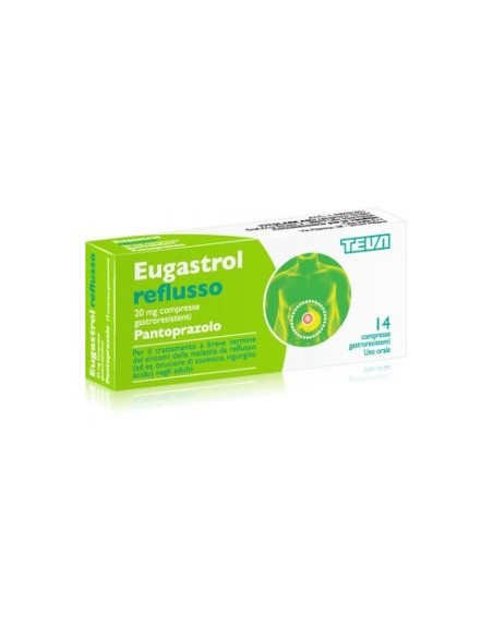 Pantoprazolo 20mg - sollievo reflusso gastrico