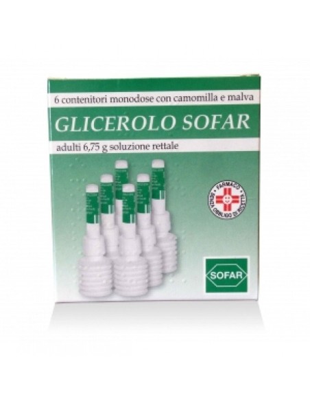 Glicerolo Rettale con Camomilla e Malva - Sollievo