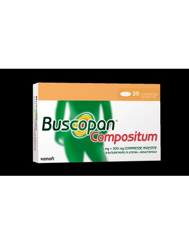 Buscopan Compositum 10mg+500mg 20 Compresse