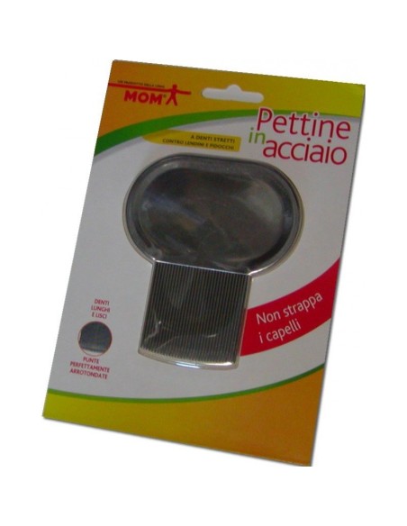 Pettine Antipediculosi in Acciaio - Efficienza Sicura