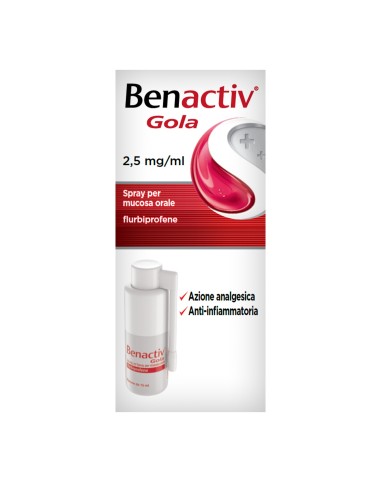 Gola spray efficace per mal di gola