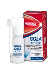 Iodosan Gola Action Spray: sollievo orale antinfiammatorio