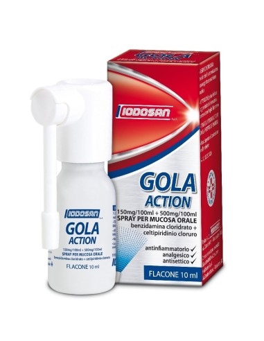 Iodosan Gola Action Spray: sollievo orale antinfiammatorio