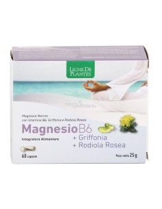 Magnesio B6 Griffonia Rodiola - Integratore 60 Capsule