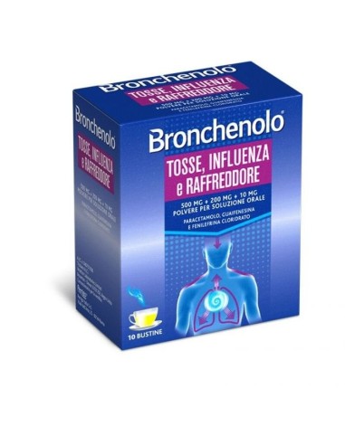 Bronchenolo Tosse Influenza e Raffreddore - Bustine