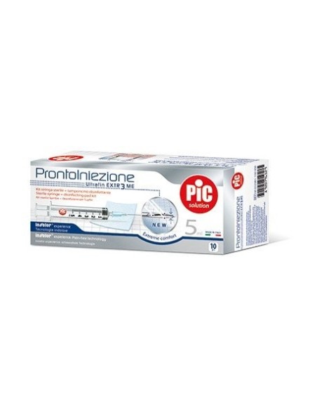 Pic ProntoIniezione Ago 23G 5 ml 10 pezzi