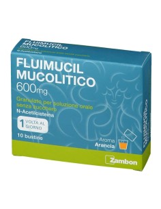 N-Acetilcisteina 600 mg granulato mucolitico