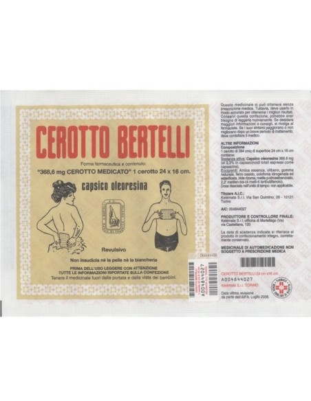 Cerotto capsico oleoresina grande 24x16