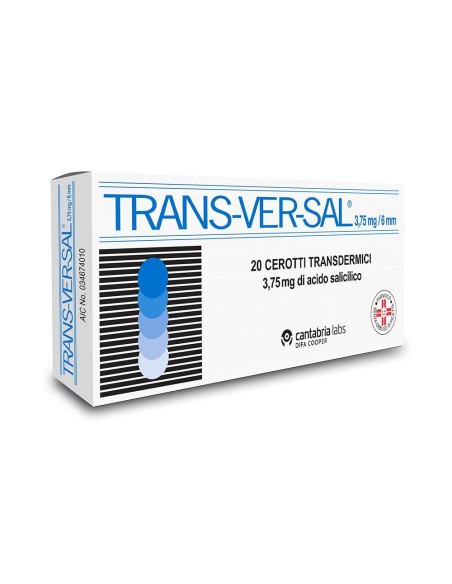 Cerotti transdermici acido salicilico 3,75 mg