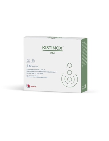 Kistinox Act Integratore Vie Urinarie 14 Bustine