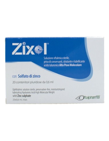 Zixol Gocce Oculari: sollievo occhi secchi