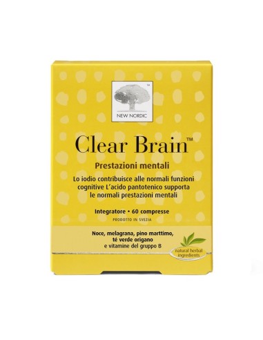 Clear Brain Integratore per memoria e concentrazione