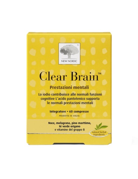 Clear Brain Integratore per memoria e concentrazione