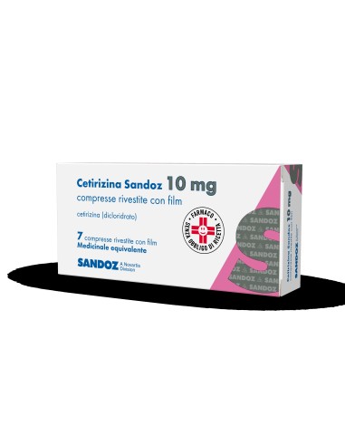 Cetirizina 10 mg 7 Compresse Rivestite