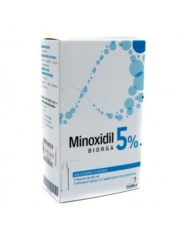 Minoxidil 5% Soluzione Spray Trattamento Capelli