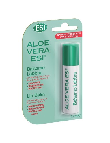 Balsamo Labbra Aloe Vera Protezione 20