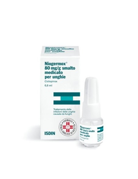 Smalto Ciclopirox per Onicomicosi - Niogermox 6,6 ml