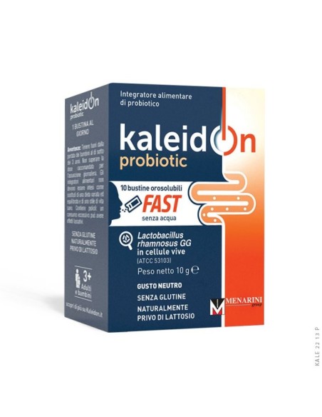 Probiotico Kaleidon Fast Bustine Orosolubili Naturali