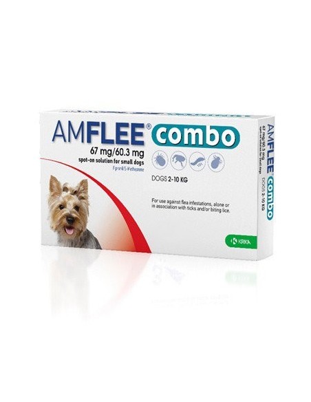 Amflee Combo Cani 2-10 Kg 67mg+60,3mg
