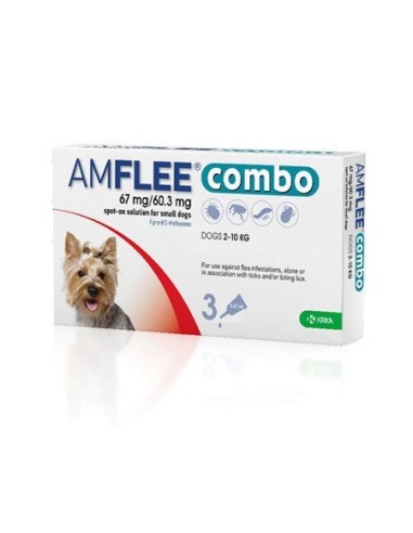 Amflee Combo Cani 2-10 Kg 67mg+60,3mg