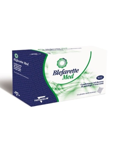 Salviette oculari detergenti Blefarette Med 14 pezzi
